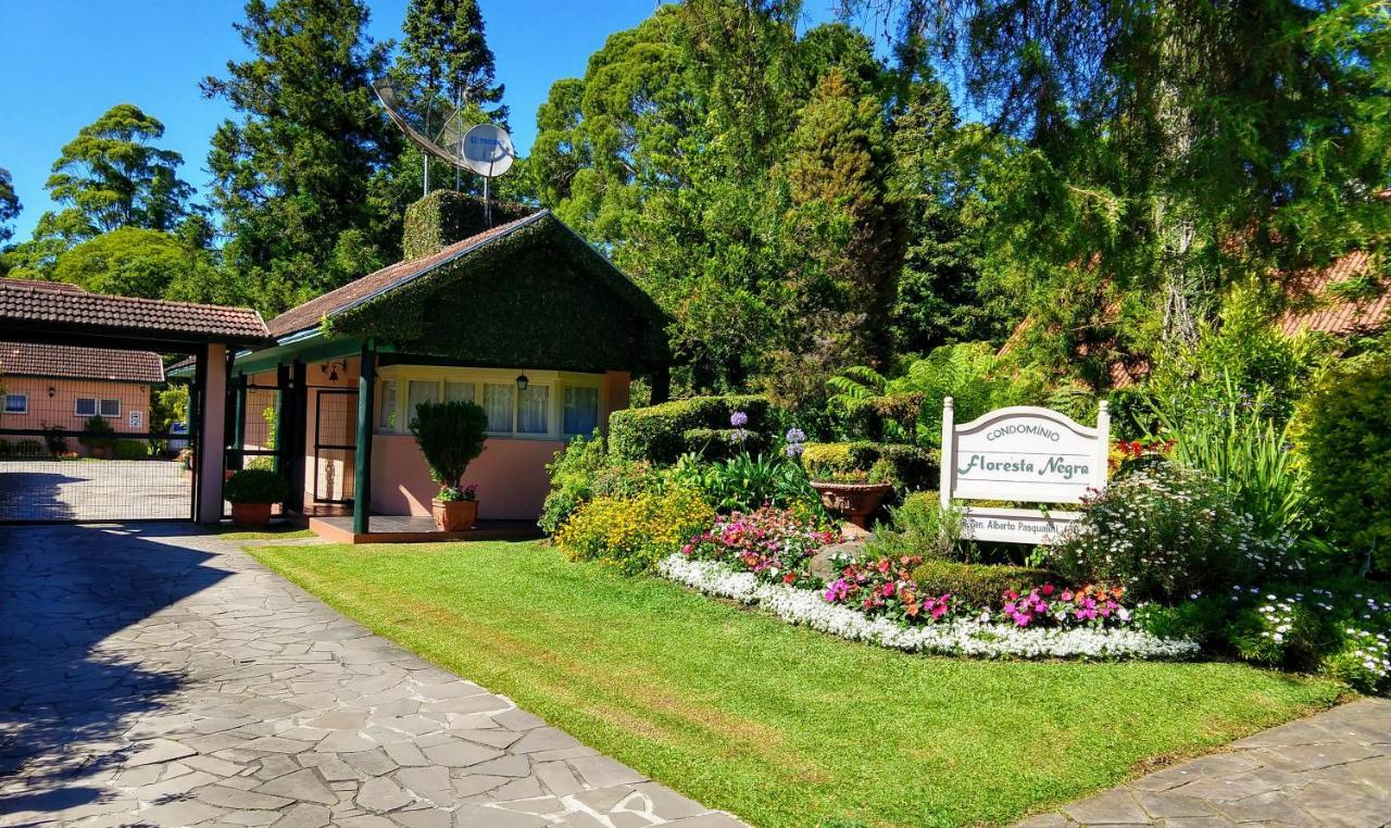 Agradável Apt 2Quartos para família próx ao Lago Negro - 4 min do centro- com churrasqueira Gramado Exterior foto