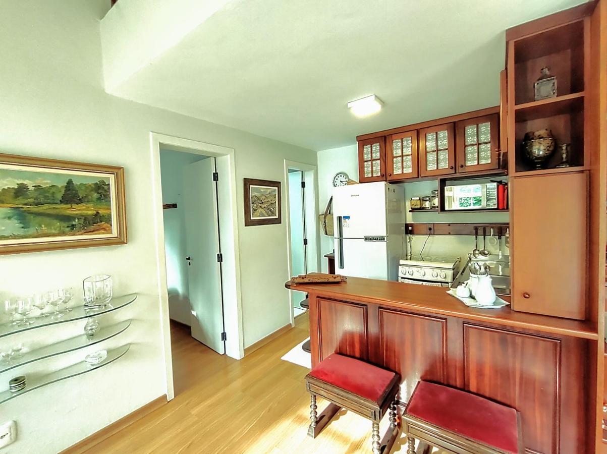 Agradável Apt 2Quartos para família próx ao Lago Negro - 4 min do centro- com churrasqueira Gramado Exterior foto