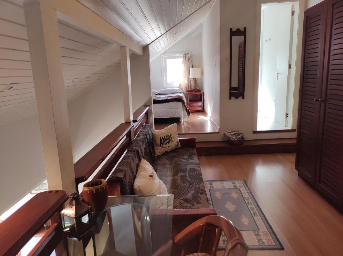 Agradável Apt 2Quartos para família próx ao Lago Negro - 4 min do centro- com churrasqueira Gramado Exterior foto